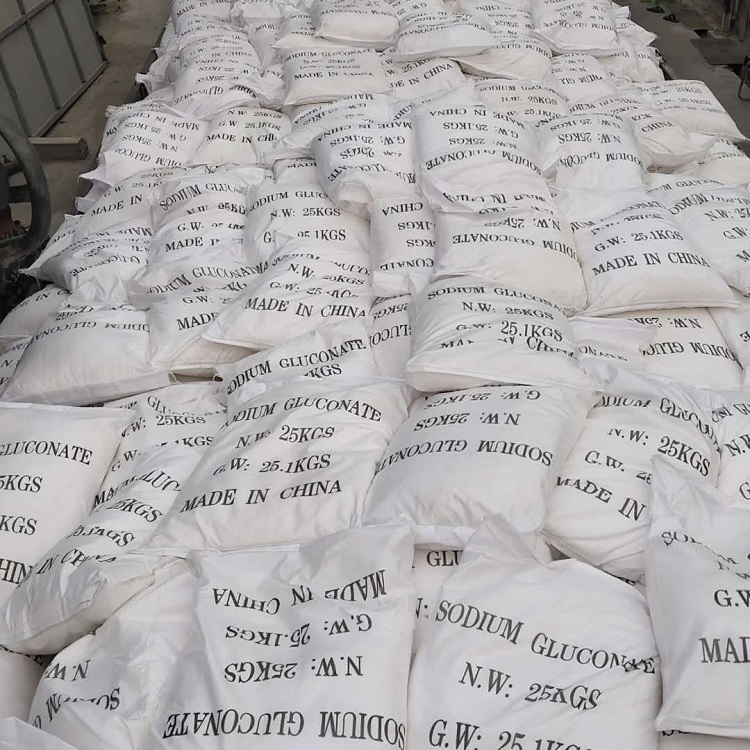 Industrial Grade 98% Sodium Gluconate Crystal Concrete Additive