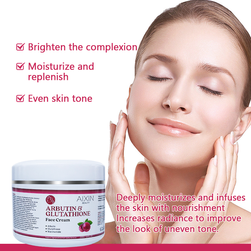 Beauty Cosmetics Skin Care Whitening Dark Spots Removal Arbutin & Glutathione Face Cream