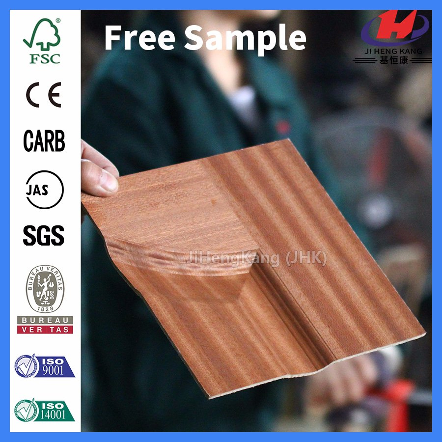 Jhk-M04 New Design Home Moulded Wooden Veneer Door Skin