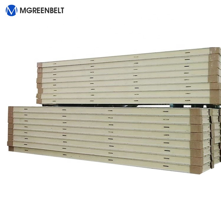 Cold Room Building 50mm/75mm/100mm/150mm/200mm/300mm PU/PIR/PUR/Puf/Polyurethane/Structural Insulated Sandwich Panel for Cold Storage Insulation PU Panels