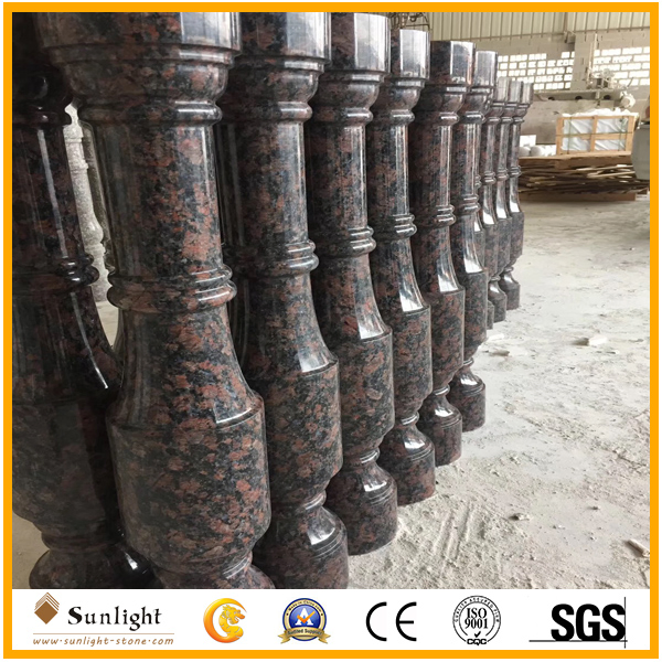 Natural Stone Yellow/Red/Pink/Grey/Black/White Granite Marble Balusters