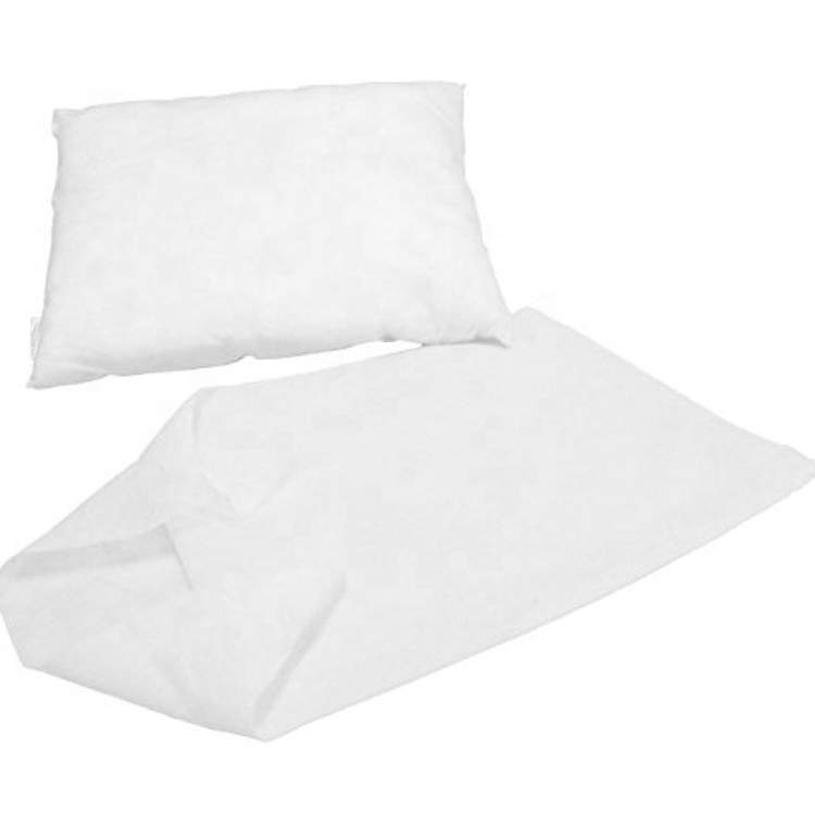 Hot Selling Customized Travel Hospital Non-Woven Cotton Pillow Cover Disposable Pillow Case