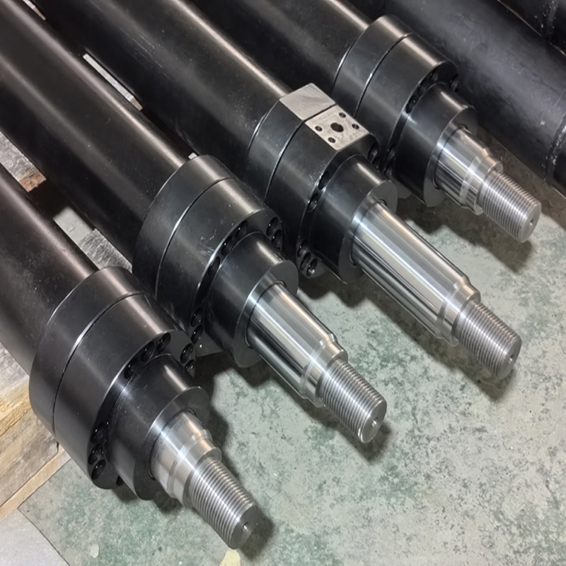 Гидравлический цилиндр HSG140/90-500, крепление проушиной