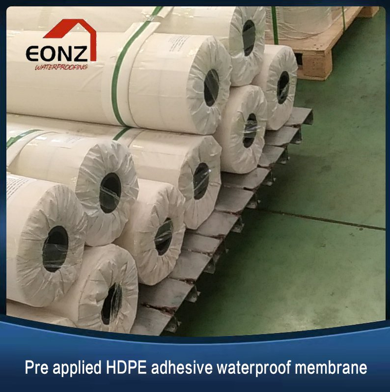 (Non Asphalt Waterproof Materials Pre-Applied) HDPE Self-Adhesive Membrane