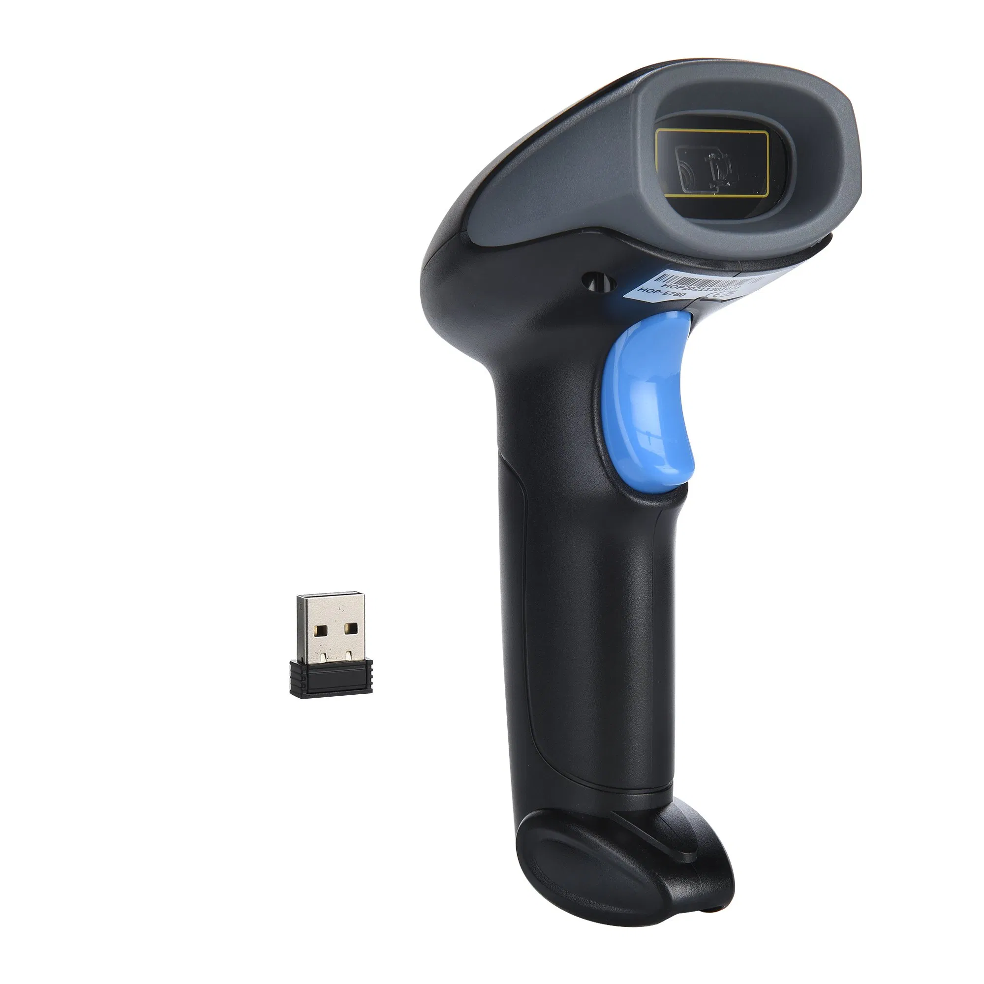 Hoin Factory Cheap Price Hop-E780 Wireless USB Barcode Scanner Support Both 1d+2D