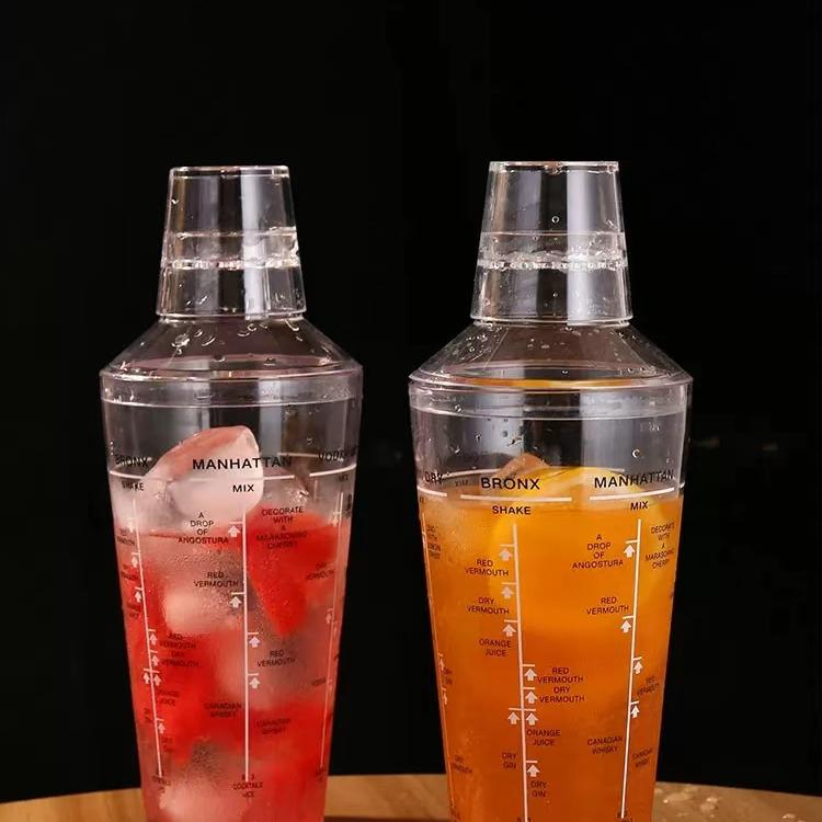 Cheap PC Resin Cocktail Shaker for Home and Commercial Use