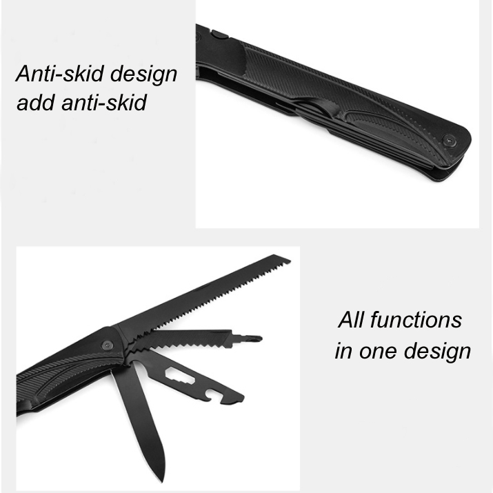 Multi-Functional Outdoor Camping Portable Folding Lifesaving Emergency Tool Hatchet