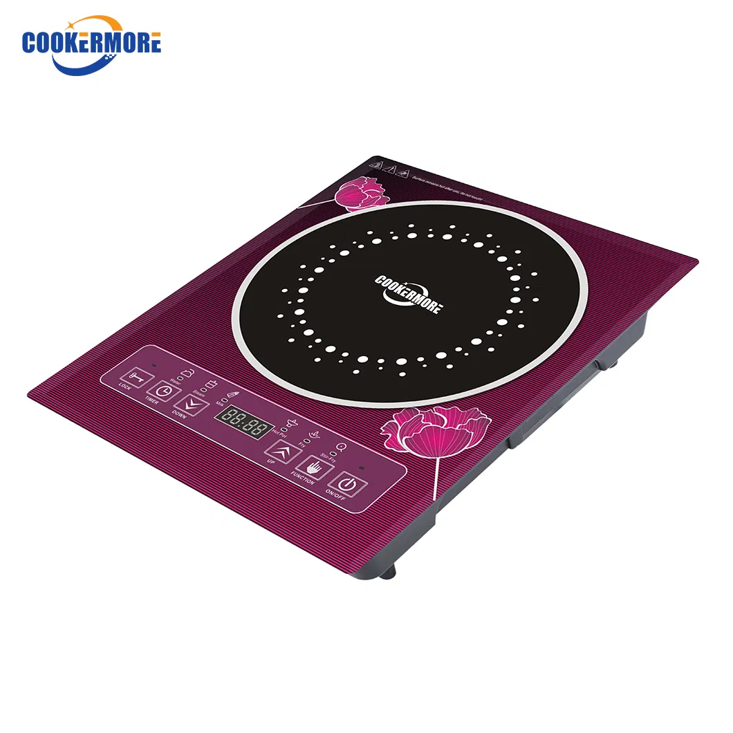Custom 2200W Touch Electric Induction Cooktop Burner Hot Plate Induction Cooker Smokeless
