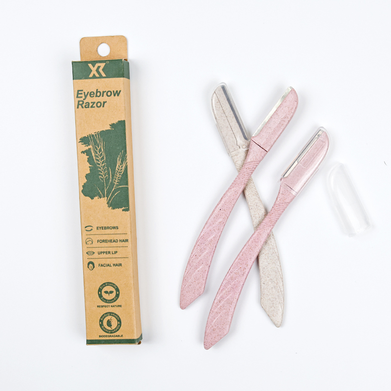 Hot Selling Women Razor Wheat Straw Dermaplaning Women Eyebrow Razor