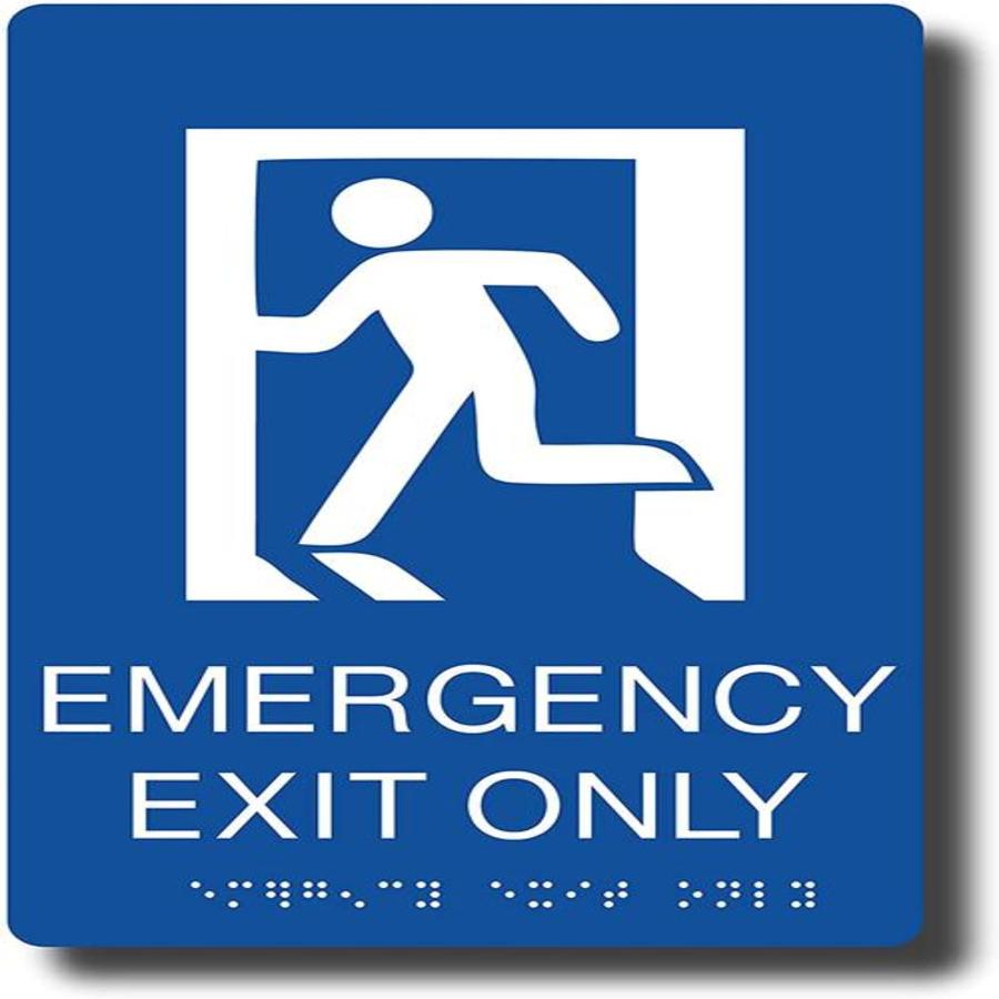 Ada Braille Sign Signage Custom Wayfinding Sign for Mall Toliet