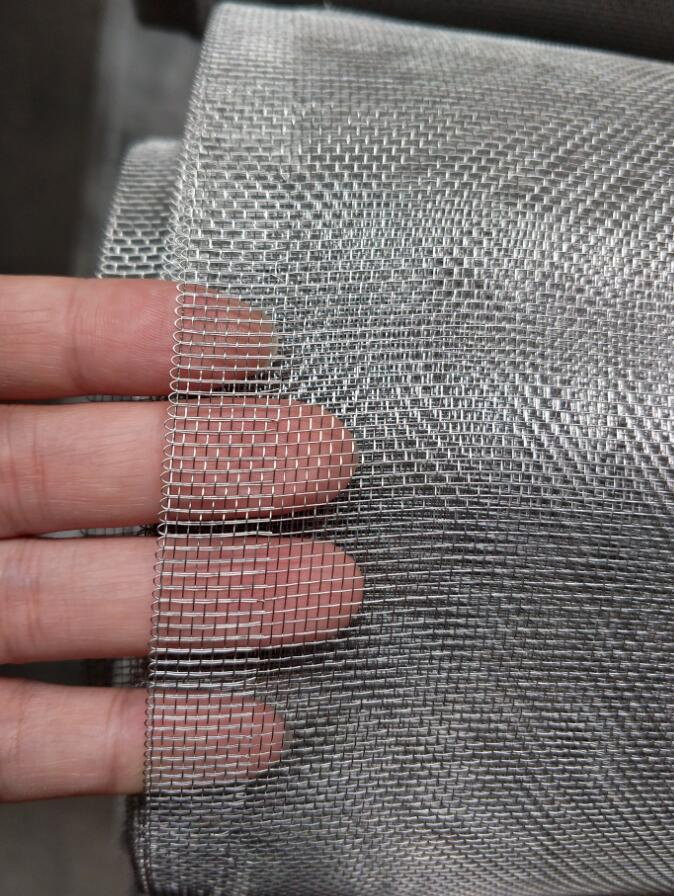 18X14 Silver Coated Aluminium Mosquito Net Factory / Aluminium Wire Mesh
