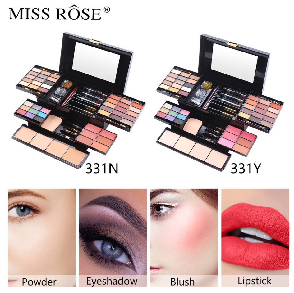 Online Wholesale and Retail 39 Colors Eyeshadow Make-up Artist Makeup Case Blush Powder Lipstick Mascara Full Face Makeup Set Multi-Function Cosmetics Palette