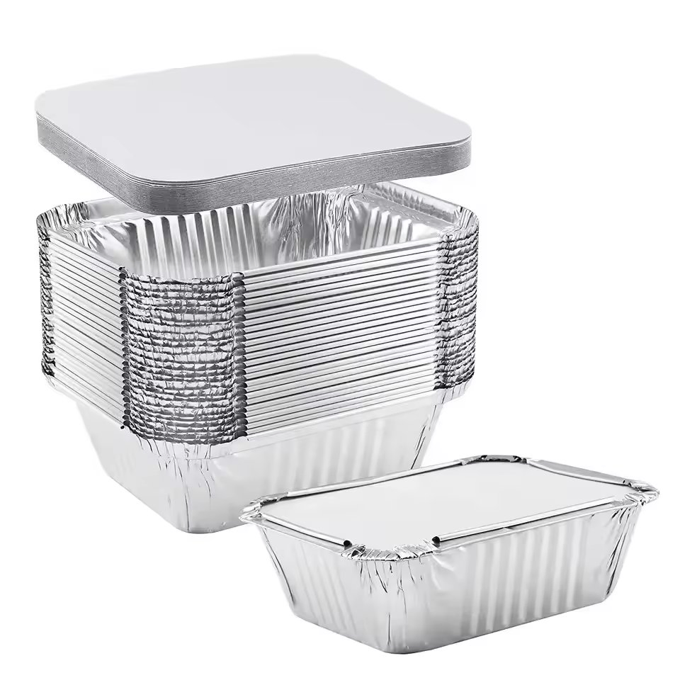 Disposable Popular 9 Inch Circular Aluminum Container Foil Box Factory Direct Sales