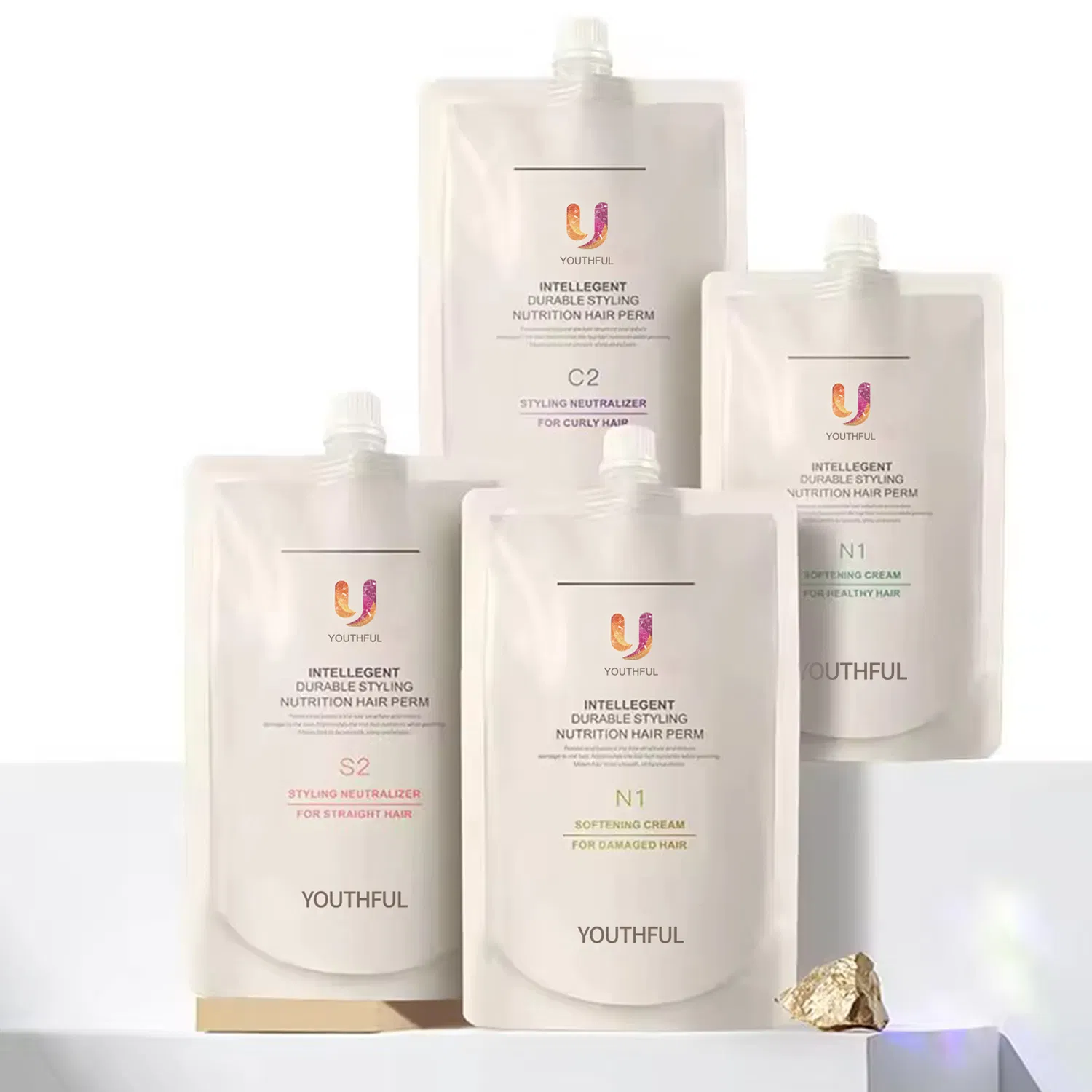 Professional Organic Cold Wave Hair Perm Straightening Cream