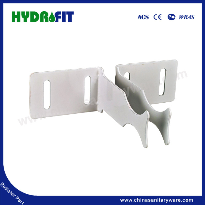 Steel Radiator Brackets White Painting 2 PCS in Set (HT426)
