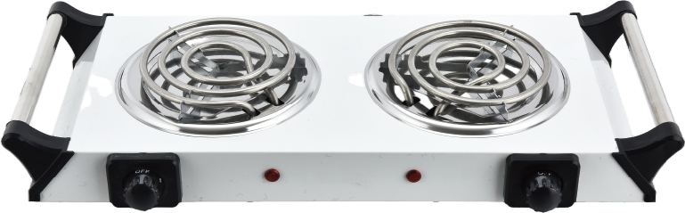 Energy Efficient Double Burner Electric Stove for Family Use