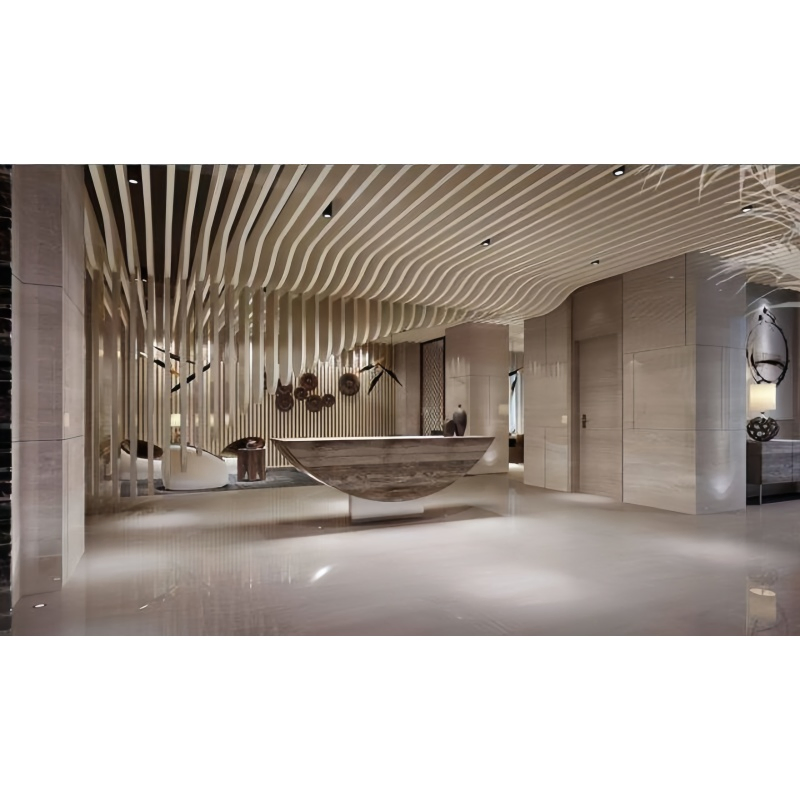 Interior Decoration Aluminium Curved Ceiling Panel Suspended Ceiling Panels for Indoor Outdoor