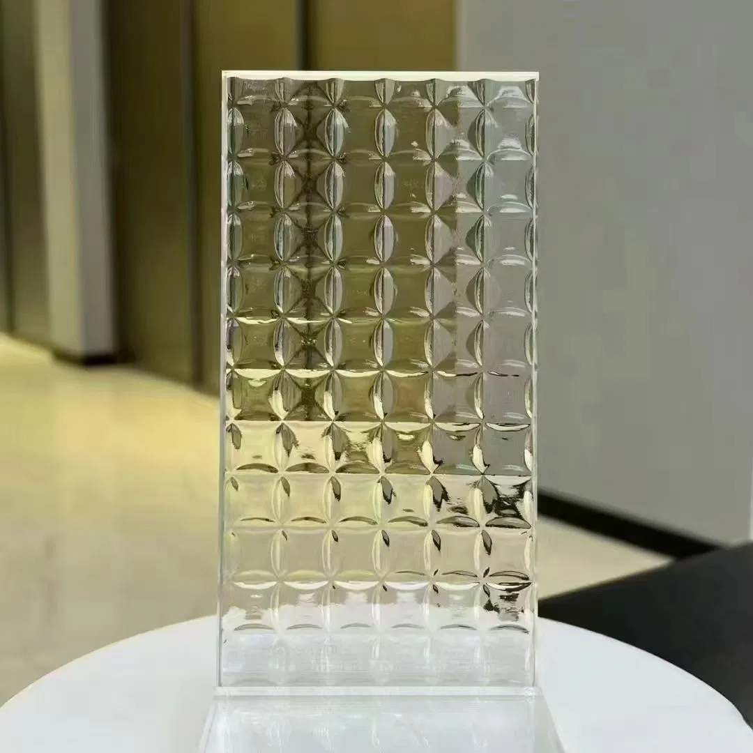 Tsuchime Pattern Textured Glass for for Artistic Display and Niche Applications