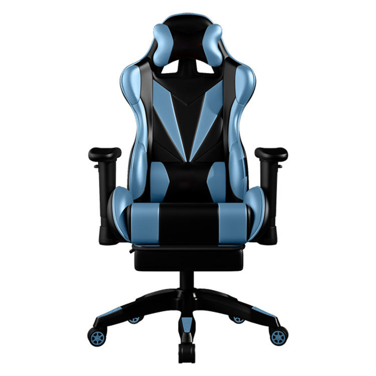 Custom Logo Cadeiras Gamer Seat-Height Adjustable Gas Lift Recliner Gaming Chair with Footrest