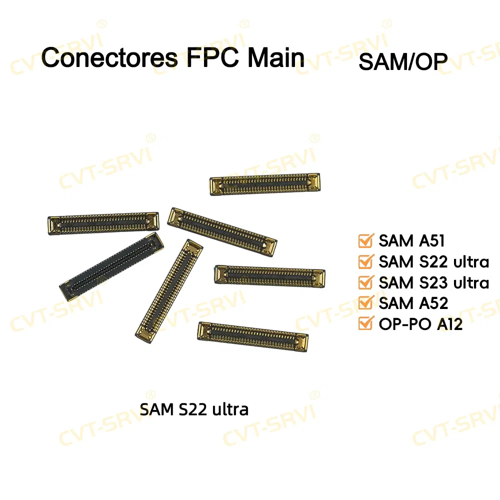 Шлейф FPC для дисплея Samsung S22 Ultra, A51, Oppo A12