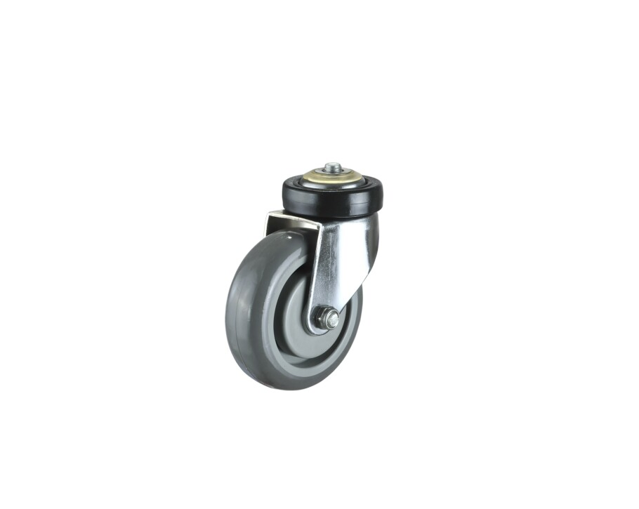 Factory 5 Inch Swivel Bolt Hole Shopping Trolley Wheel Escalator Castor Wheel