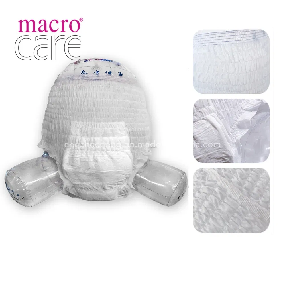 Macrocare OEM Good Quality Panty Style Disposable Adult Pull up Diaper