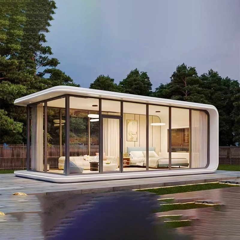 Commercial and Residential Apple Cabin, Mini Container House, Luxury Customizable Mobile House