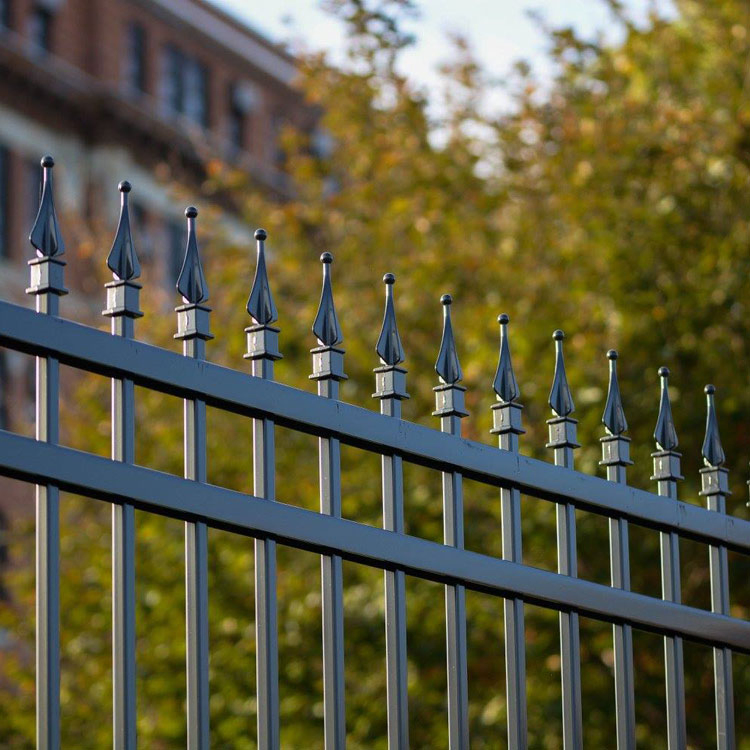 China Supplier High Quality Black Ornamental Decorative Wrought Iron Fence.