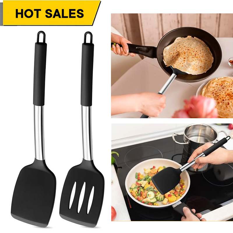 Non-Stick Silicone Turner Tools for Flawless Pancakes and Fish