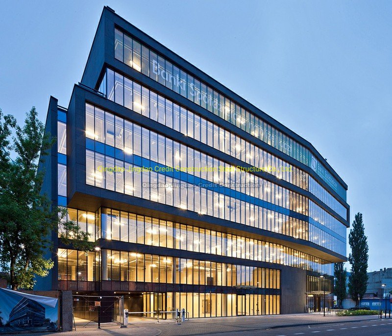 New Design Customize Multi-Storey Steel Structure Building Prefab Steel Frame Beam Apartment Building Contractor General Turnkey Construction and Structure