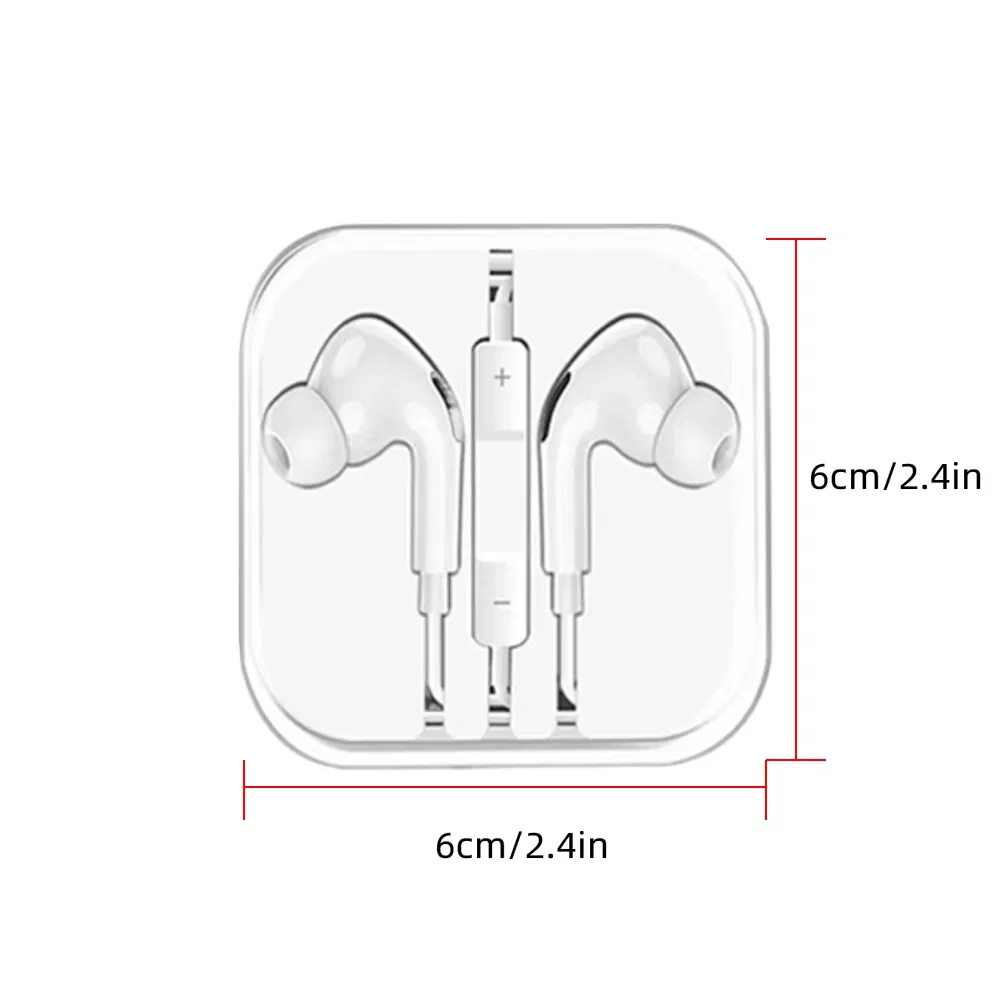 Lightning Earphones Wired Headset Stereo for Phone Earpods with Mic Earbuds Pg3