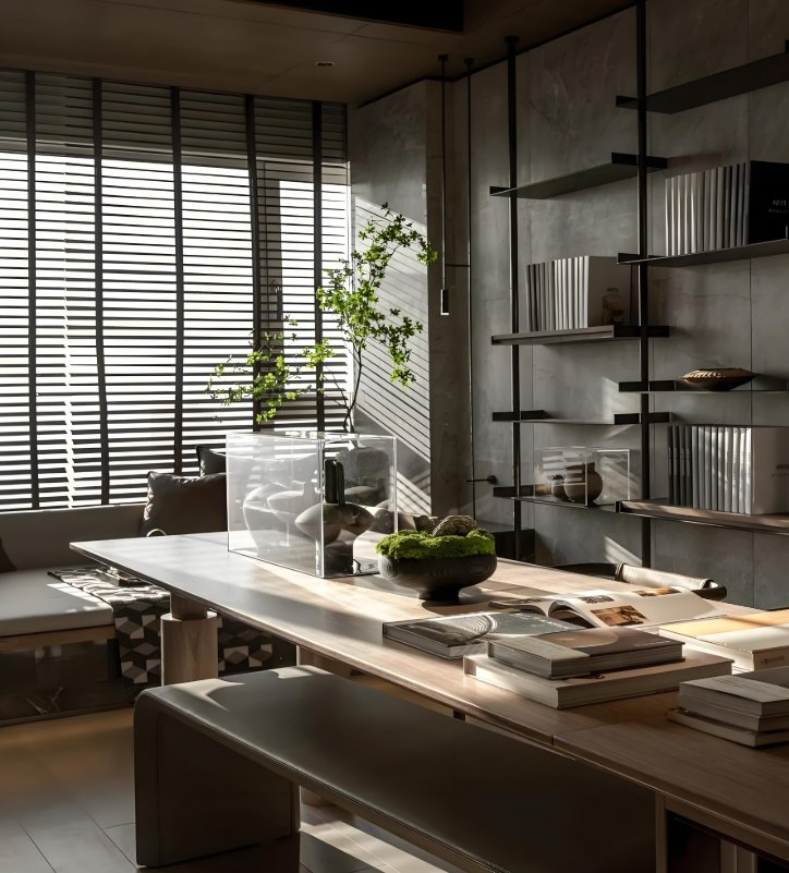 White Paulownia Wood Venetian Blinds Home Decoration