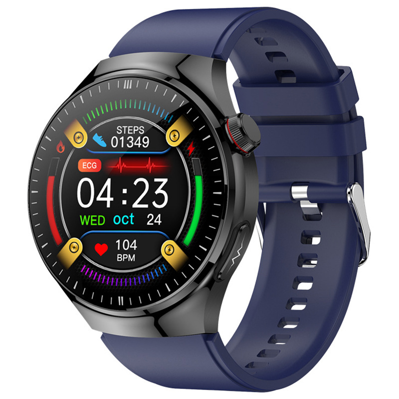 New Tk26 Watch Phone Call Micro Physical Examination ECG Body Fat Health Monitoring Pedometer Men's Wristband Bluetooth Smartwatch