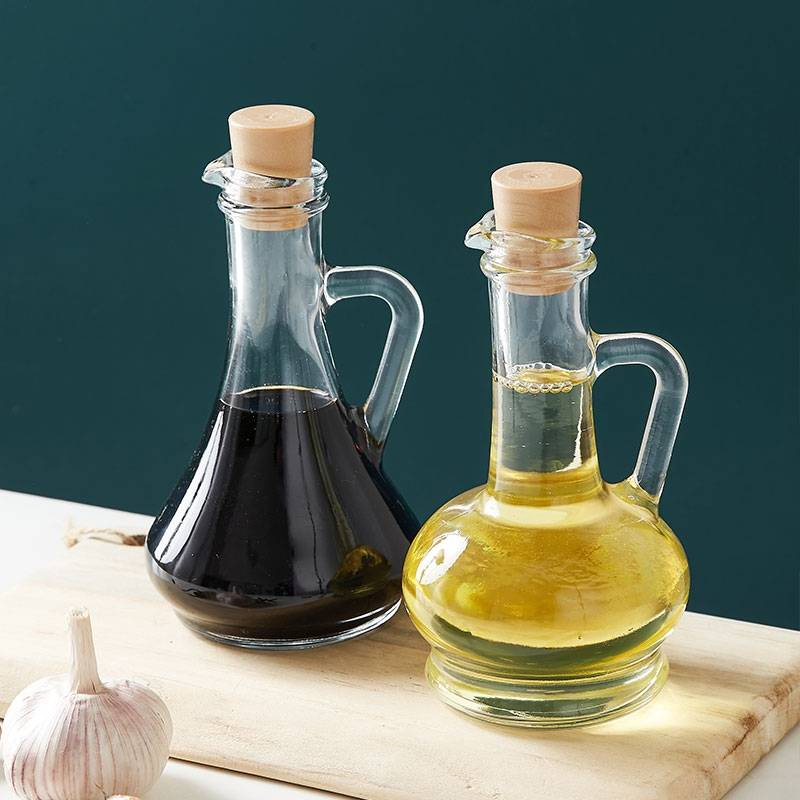 Manufacturer Supply Glass Bottle Square Green Olive Oil Bottle 500 Ml 1000ml with Matching Lid