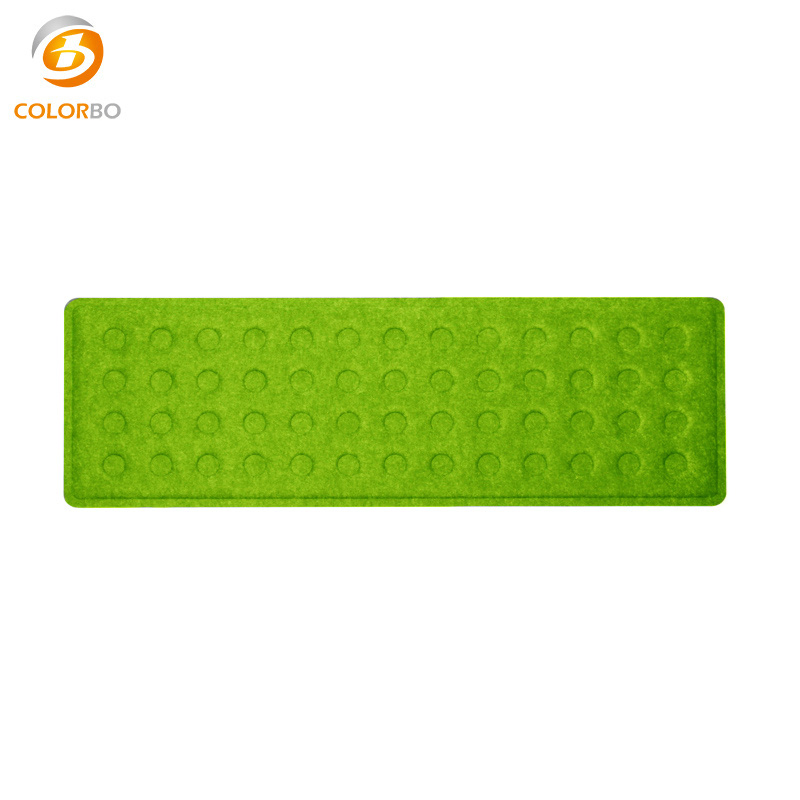 Square Flame Retardant Easy Install PET Table Screen with High Quality