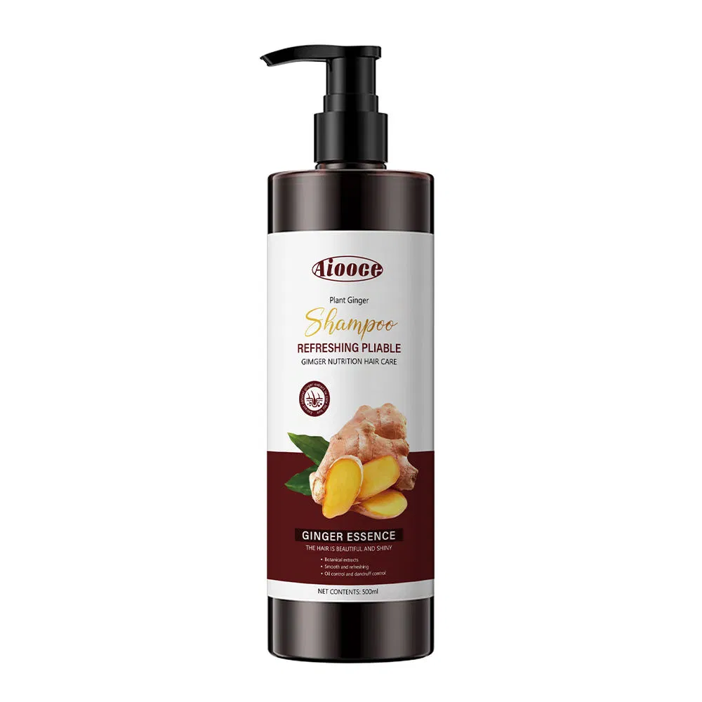 Private Label Healthy Natural Organic Ginger Hair Growth Shampoo