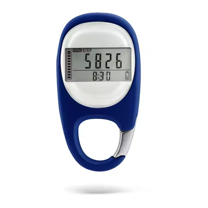 Sports Waterproof Pedometer, Mini Step Counter Keychain for Outdoor Walking & Gifts