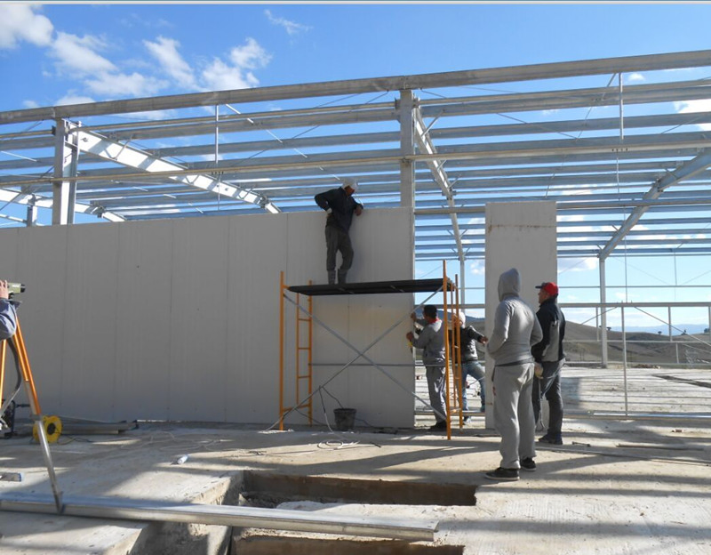 Prefab Metallic Structure Construction for Workshop