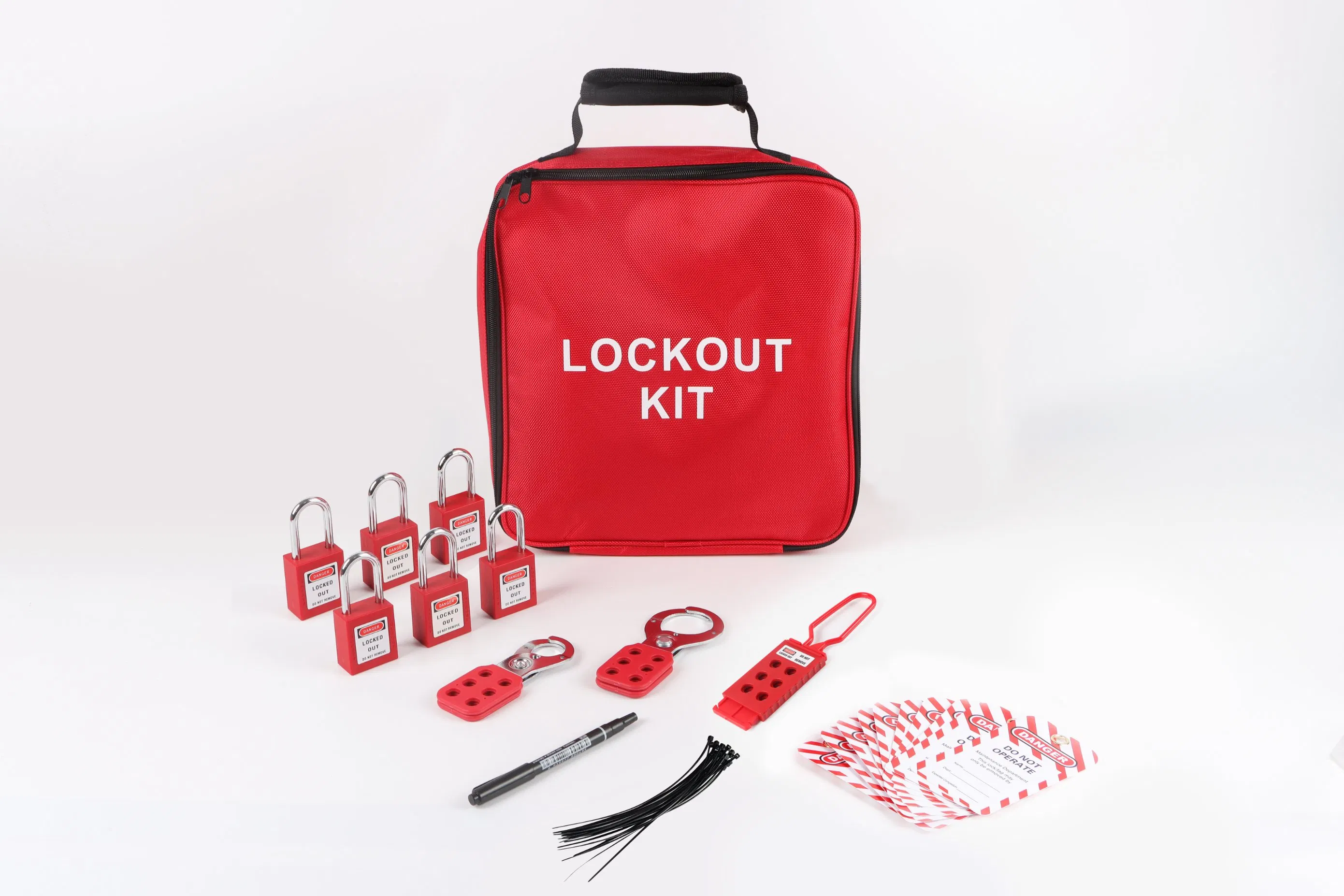 Industrial Lockout Tagout Kit with Electrical Breaker Safety Tools