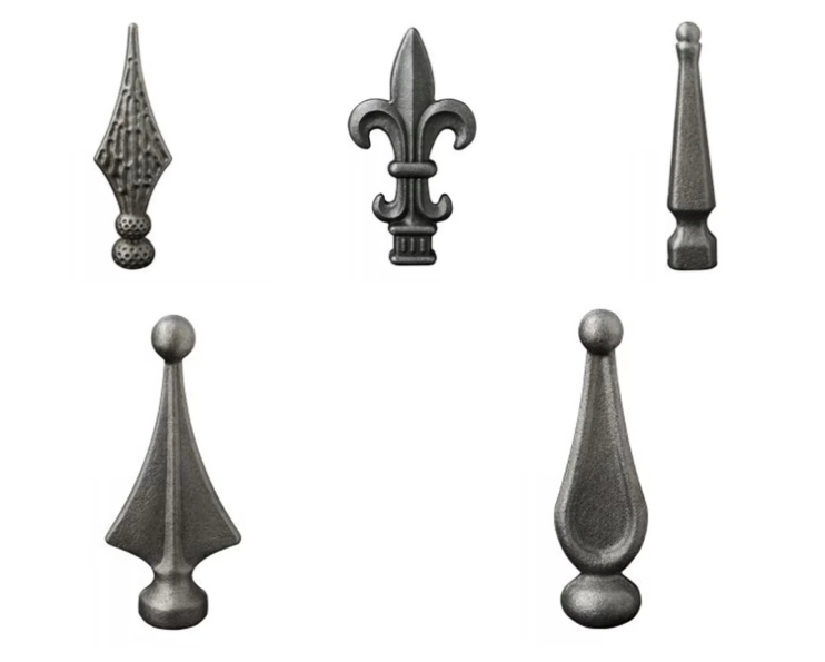 Classic Elegant Balcony Fence Designed with Sturdy Spear Points