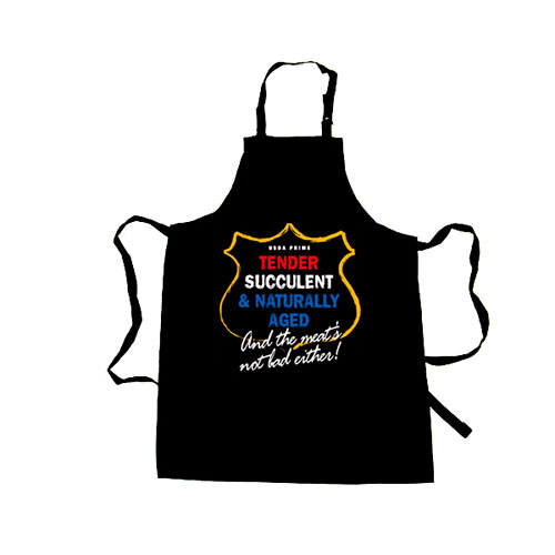 Cotton Disposable Cooking Kitchen Aprons with Custom Logo Embroidery Promotional (M-NF30F19001)