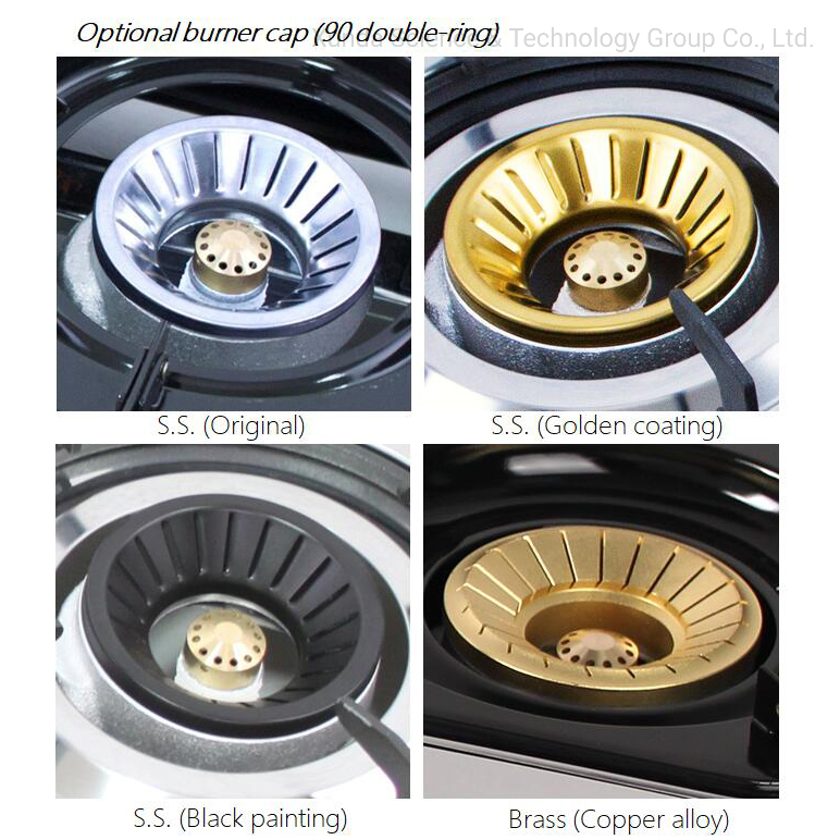 Double Burners Whirlwind Tornado Flame High Efficiency Stainless Steel Table Top Gas Stove Home Gas Cooking Burner