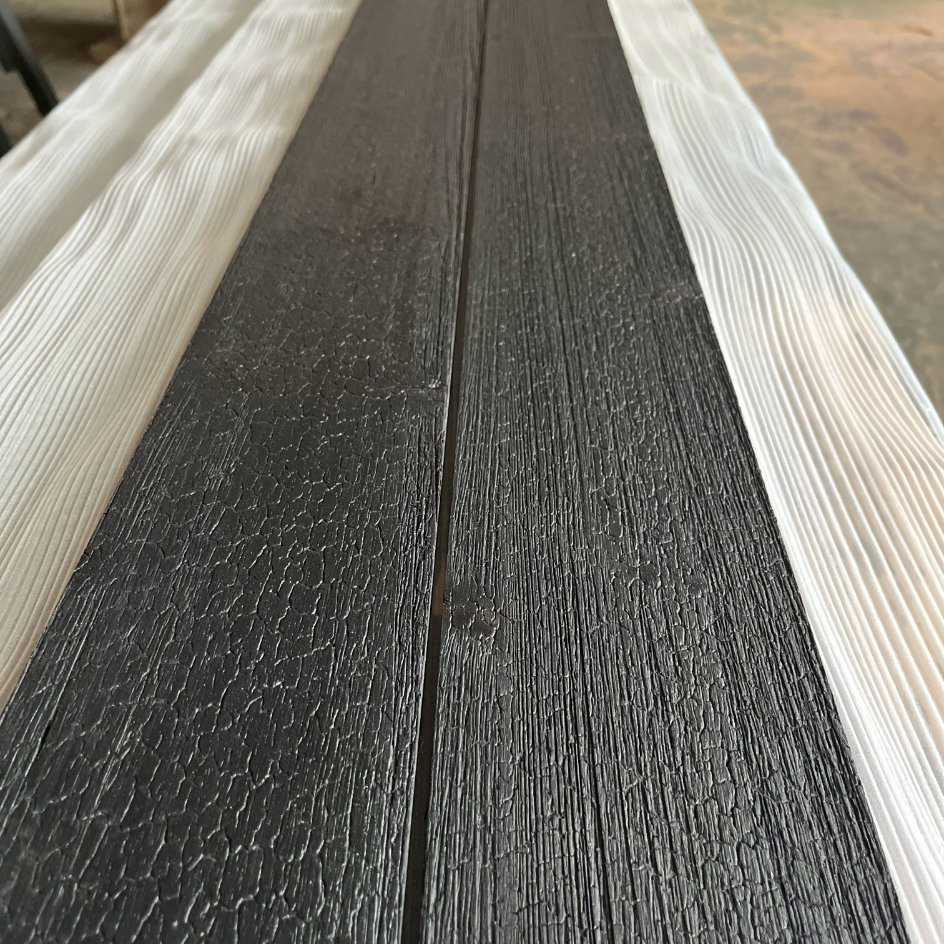 Matte Finish Charred Shou Sugi Ban Timber Exterior Wall Panels