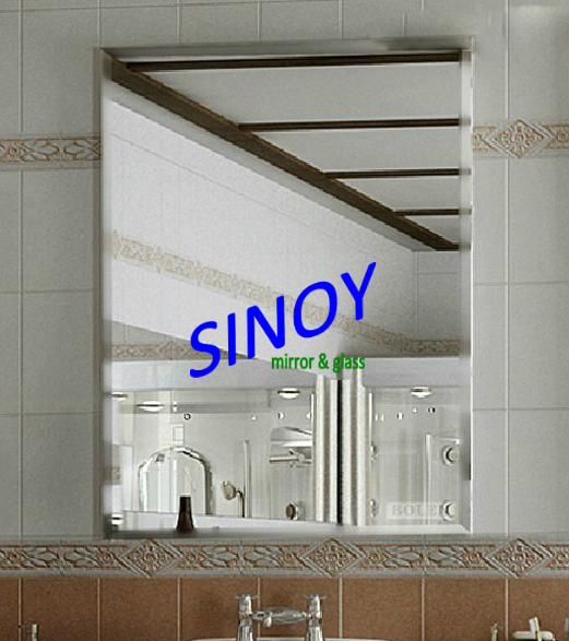 Competitive Price Bathroom Silver Beveled Mirror