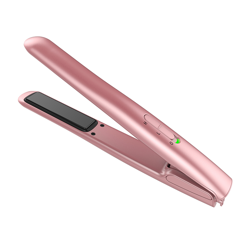 Mini Portable Wireless USB Rechargeable Straightener and Curler for Hair Care and Hairdressing