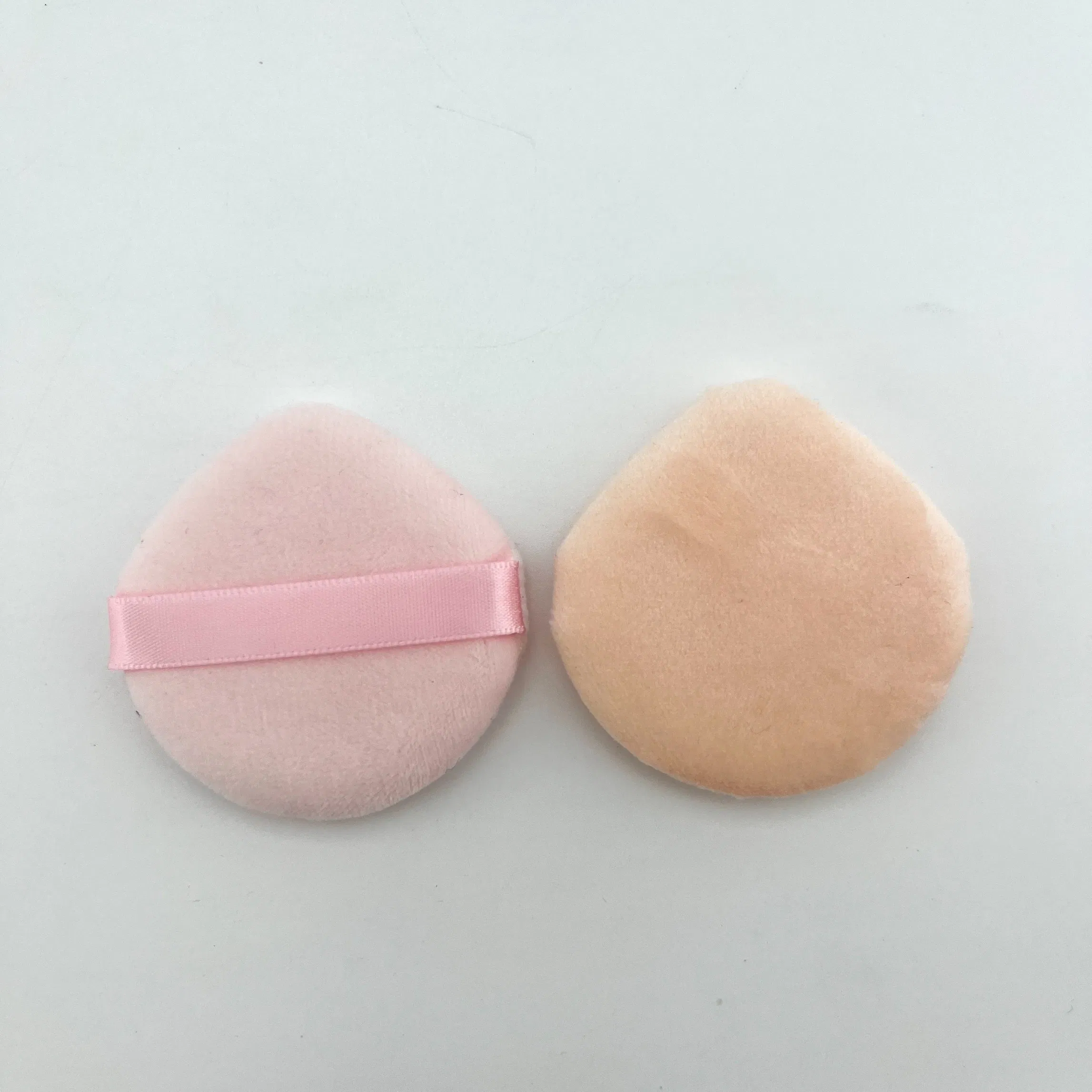Custom Triangle Soft Polyurethane Flocking Cosmetic Makeup Powder Puff