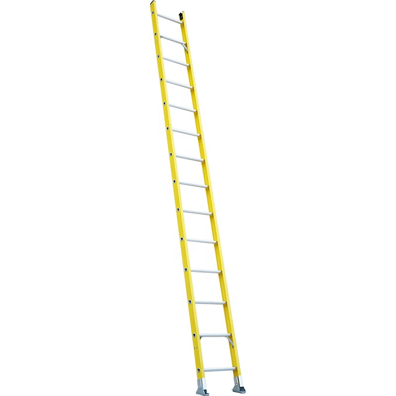 Made in China Fiberglass Insulation Step Ladder Single Straight Ladder