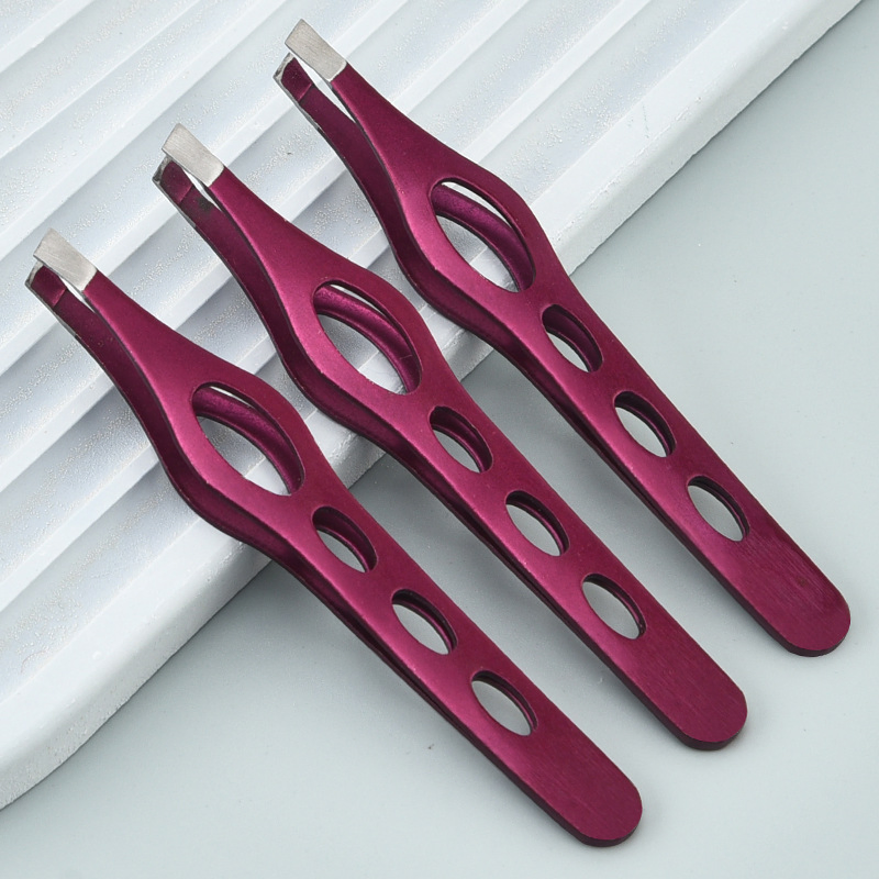 Stainless Steel Eyebrow Facial Hair Salon Splinter Removal Tool Unisex Beauty Tweezer