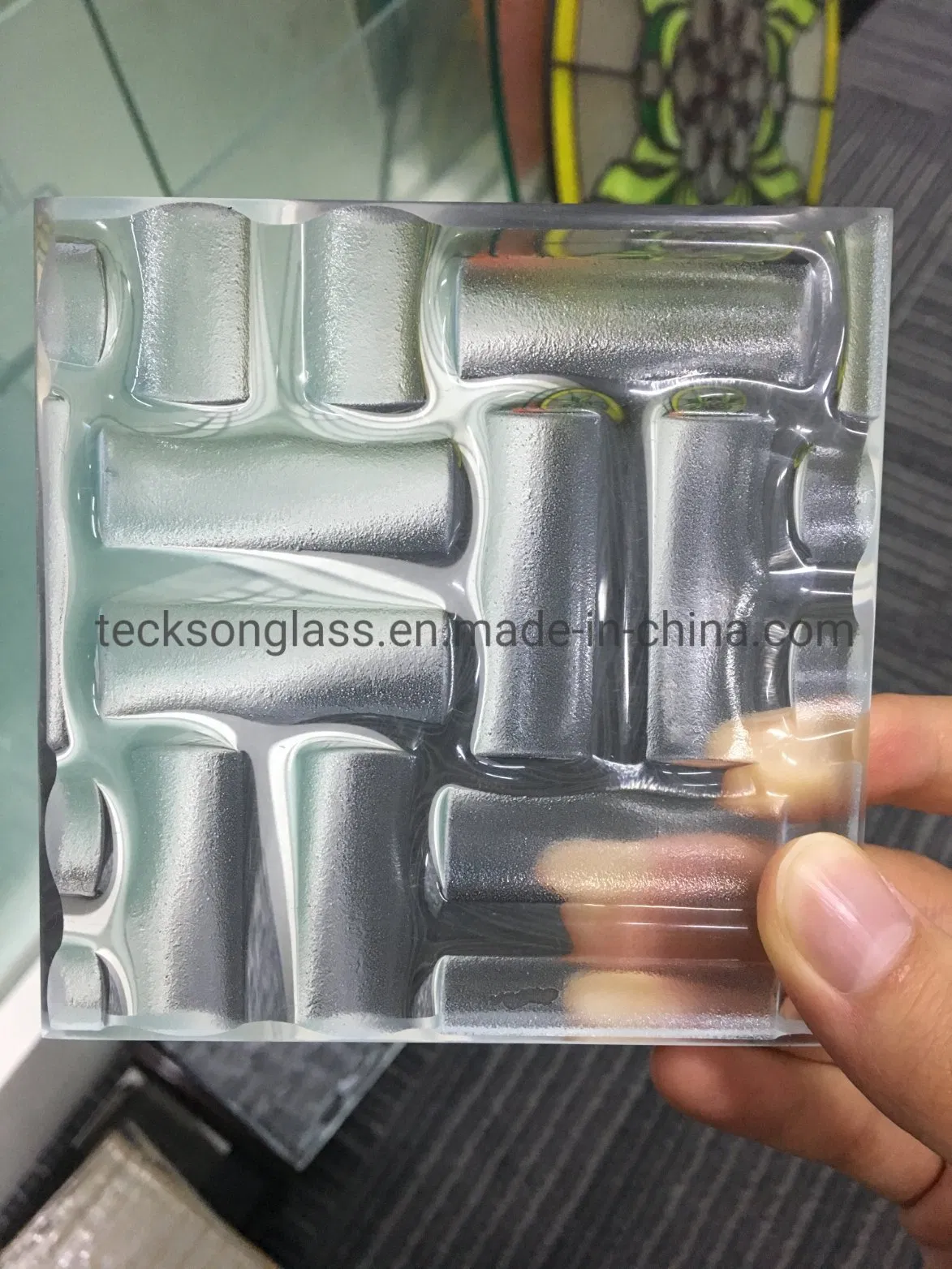 Decorative Clear Temperable Hot Melt Glass/Ssgging Glass