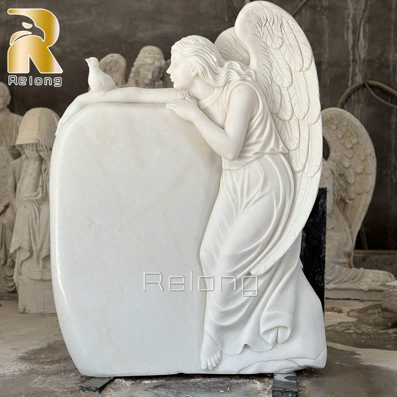 Custom Memorial Marble Carving Tombstone Sculptures